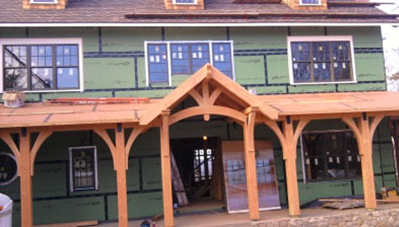Timber Framing Exterior Additions